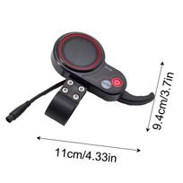 TF-100 5Pin/6pin Electric Scooter LCD Instrument Throttle Controller Power Switchs Throttle Scooter Finger Hook Accelerator Throttles 2 6 pins spain gray