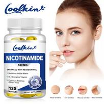 Nicotinamide 500MG Resveratrol 120 Softgels Anti-aging Supplement 1 pcs 120 Tablets