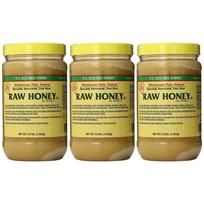 Farms HONEY Eco Bee Farms USA Solid Raw Honey 1360g 3 pcs YS Eco Bee RAW 1.36kg