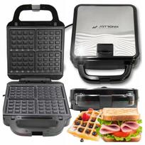 Large Electric Grill Waffle Maker Toaster Multifunctional 3in1 1400W