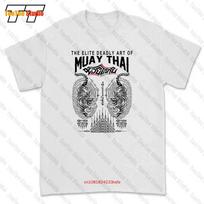 Muay Thai Sak Yant Tiger Tattoo Thai Boxer Martial T-shirt Tee JCHD 5XL įvairiaspalvis