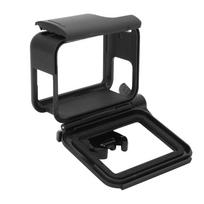 Protective Frame Case Shell for GoPro Hero 5 6 7 Action Camera Accessories with Base and Screw black
