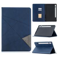 Dėklas, skirtas Samsung Galaxy Tab S7/S8 11 colių (2020/2022 Išleidimas)(SM-X700/X706/T870/T875/T876) Verslo Premium PU odos atverčiamas dėklas Apsauginis apvalkalas X700/X706/T870/T875/T876