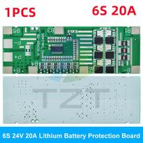 TZT 1/2/5PCS 24V 6S 40A BMS 18650 Li-Ion Lithium Battery Poretect Board Solar Lighting BMS PCB With Balance For Ebike Scooter 1PCS