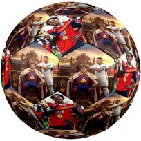 Lamine Yamal's Throne: Barcelona Vs Real Madrid Soccer Ball Size 5 Football Machine Sewn Indoor/Outdoor Training and Matches Soccer Accessory zq gray