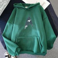 Star Trek Science Fiction Graphic Hoodies Long Sleeve Hooded Sweatshirt Pop Comfortable Clothing Moletom Aesthetic Hoody XXXL blue