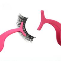 2 vnt. Magnetinių blakstienų priauginimo aplikatorius, dirbtinių blakstienų segtukas, daugiafunkcinis makiažo įrankis natūraliai išvaizdai 2Pcs pink