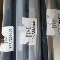 Mercedes-Benz lango stiklo sandarinimo juosta modeliams 177, 214, 204, 253, 205 205 Gloss black