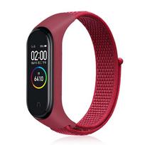 For Xiaomi Mi Band 7 Nylon Weave Watch Band For Xiaomi Mi Band 7 juoda