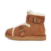 UGG Dune Mini Buckle Boot Fleece Lined Brown Women's 1119431-CHE 39 brown