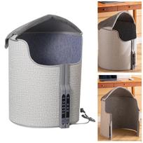 Foot Warmer Leg Overheat Protection Personal Electric Warming Mat Heater Knee gray