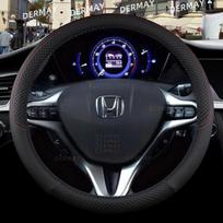 skirta Honda Civic 2004 2006 2007 2008 2009 2012 2013 2014 2015 automobilio vairo užvalkalas PU oda neslystantis automobilių aksesuarai black