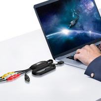 USB Video Capture Card VHS VCR TV DVD Audio Capture Adapter Card RCA To USB Video Converter for  PC male connector