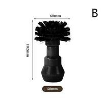 Coffee Brush Portafilter Basket Cleaning 51Mm 54Mm 58Mm Wooden Barista Clean Brushes Dusting Tool Espresso Machine Accessories B black