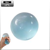 Coconut Oil Squishy Stress Ball Handmade Transparent Round Maltose Candy Style Slow Rising Fidget Sensory Toy For Stress Relief gray