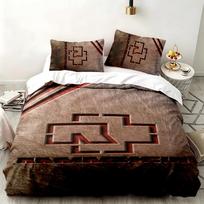 Rammstein 3pc set Perfect for bedroom use Comfortable bedding set includes a duvet cover and two pillowcases Ideal birthday or Christmas gift 135cmx200cm gray