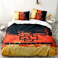 Rammstein 3pc set Perfect for bedroom use Comfortable bedding set includes a duvet cover and two pillowcases Ideal birthday or Christmas gift 140cmx200cm