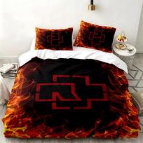 Rammstein 3pc set Perfect for bedroom use Comfortable bedding set includes a duvet cover and two pillowcases Ideal birthday or Christmas gift 180cmx210cm
