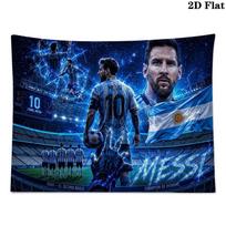 Messi Wall Tapestry Aesthetic Wall Hanging Printed Fabric Blanket Decorative Tapestries for Bedroom Living Room Home Decor 100cm x 150cm