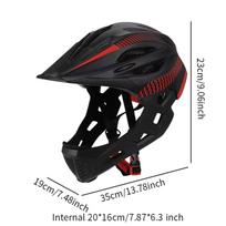Helmet for Children, Portable Full-Face Various Sports black