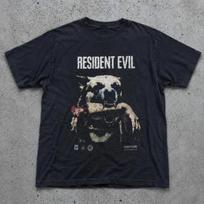 Resident Evil Horror Video Game Graphic T Shirt S-5XL Unisex Full Size Tee S gray