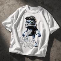 Crazy Frog marškinėliai, 2000-ųjų Internetcore marškinėliai, Nostalgiški Eurodance memų marškinėliai 2XL white
