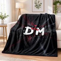 Depeche Mode Printed Flannel Blanket Warm Comfort Bed Throw For Indoor Home Decoration 100cmx150cm