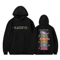 Katseyes Hoodie Music Merch Hoodies Fashion Print Black Pullover Streetwear For Women Men 3XL black