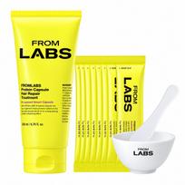 FROMLABS Baltymų kapsulės plaukų atstatymo priemonė 200ml / Stiprinamasis milteliai intensyviai keratino priežiūrai 2g*8 vnt. (7 Parinktys) #Treatment 200ml＋Booster Powder 2g*8ea