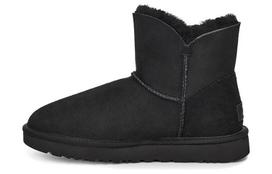 Women's Sneakers UGG Bailey Zip Mini Fleece Lined Black Women's 36 black