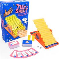Tilt N Shout A Speedy Family Board Game Fast-Paced Family Party Board Game for Adults and Kids yellow