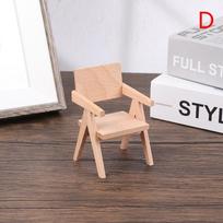 1:12 Dollhouse Miniature Dining Table Chair Bench Armchair European Style Furniture Model Doll House Scene Decor Toy Accessories beige