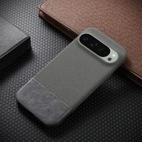 Google Pixel 9 Pro XL Magnetic PU Leather Phone Case, Drop-proof Half-covered Protection Pixel 11 Pro XL gray