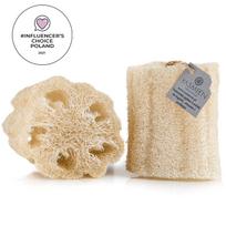 Yasmeen naturalna peelingująca gąbka luffa/loofah do mycia i masażu ciała ok.10 cm dla kobiet