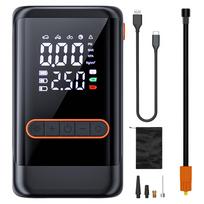 Portable Air Compressor USB Rechargeable Wireless Tire Inflator High Pressure Air Pump Motorcycle Inflation Accessories black