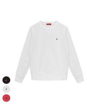 BHPOLOCLUB Women'S Semi-Oversized Cotton Sweatshirt 3 Colors A240101Shw01 Reference/105 white