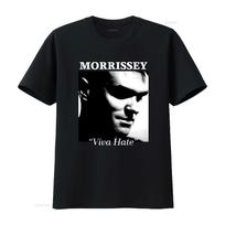 Morrissey Viva Hate Music Band Rock Roll Punk T Shirt Vintage Washed Comfortable Fashion Unisex Versatile Top For Everyday Wear S black