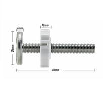 Tool Free Installation Baby Gate Spare Kit Safety Gate Spindles  Home Childproofing M10 gray