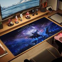 ELDEN RING Color Mouse Pad Large Gaming Table Cushion Non-slip Laptop Tablet Big Mousepad XXL Mat Mini PC Playmat With Lock edge 30cmx60cm(11.8x23.6inch)