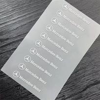 5/10PCS Car Emblem Sticker For Mercedes Benz AMG W177 W176 X166 X167 C257 C218 X253 C118 C117 H247 Car Body Decoration Sticker gray