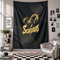 Scorpions Wall Tapestry Home Decor Wall Hanging Cloth for Bedroom Living Room Background 100cmx150cm