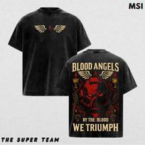 Warhammer 40K Nauji Vintage skalauti marškinėliai – Retro didelio dydžio marškinėliai, įkvėpti ikonų 3XL black