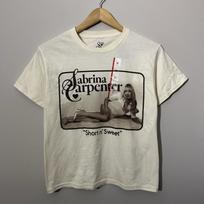 Sabrina Carpenter “Short N’ Sweet” Tour T Shirt Womens XS NWT Beige M white