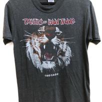 Vintage 80s 1982 TYGERS Of PAN TANG Promo Tour Concert t shirt Rock Metal M gray