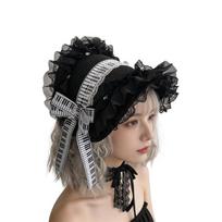 Soft Baby Friendly Lace Bonnet Hat Lining Comfortable Head Accessory For Infants And Toddlers juoda