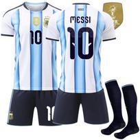2026 Naujo Pasaulio futbolo rinkinio: Argentinos namų Nr. 10 Messi marškinėlis #3XL