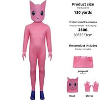 Gyvūnų Ligoninės Katės Cosplay Kostiumas Iš Poliesterio Medžiagos Vaikų Vaidmenų Žaidimams Cat,Kid 120CM pink
