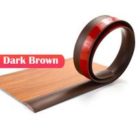 Lipni slenksčio danga, atspari dilimui kraštų apdailos juosta NAUJA grindų perėjimo juosta durų tarpu Dark Brown beige