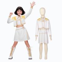 Mergaičių K-POP Rumi Mira Zoey Cosplay Kostiumai Vaikų Super Žvaigždės Karnavalo Vakarėlio Scenos Pasirodymo Persirengimo Apranga 160cm white