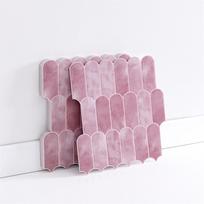 Lipni 3D sienų plytelė Žuvies žvynai PVC sienos lipdukas Atsparus vandeniui Atsparus pelėsiui Virtuvės užpakalinė panelė Virtuvei Vonios kambariui 30x30cm 1PCS